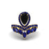 Black Diamond Crown Radiance Engagement Ring - Aviana No. 67 image 2