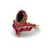 Black Diamond Crown Radiance Engagement Ring - Aviana No. 52 image 3