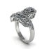 Diamond Crown Radiance Engagement Ring - Aviana No. 3 image 2