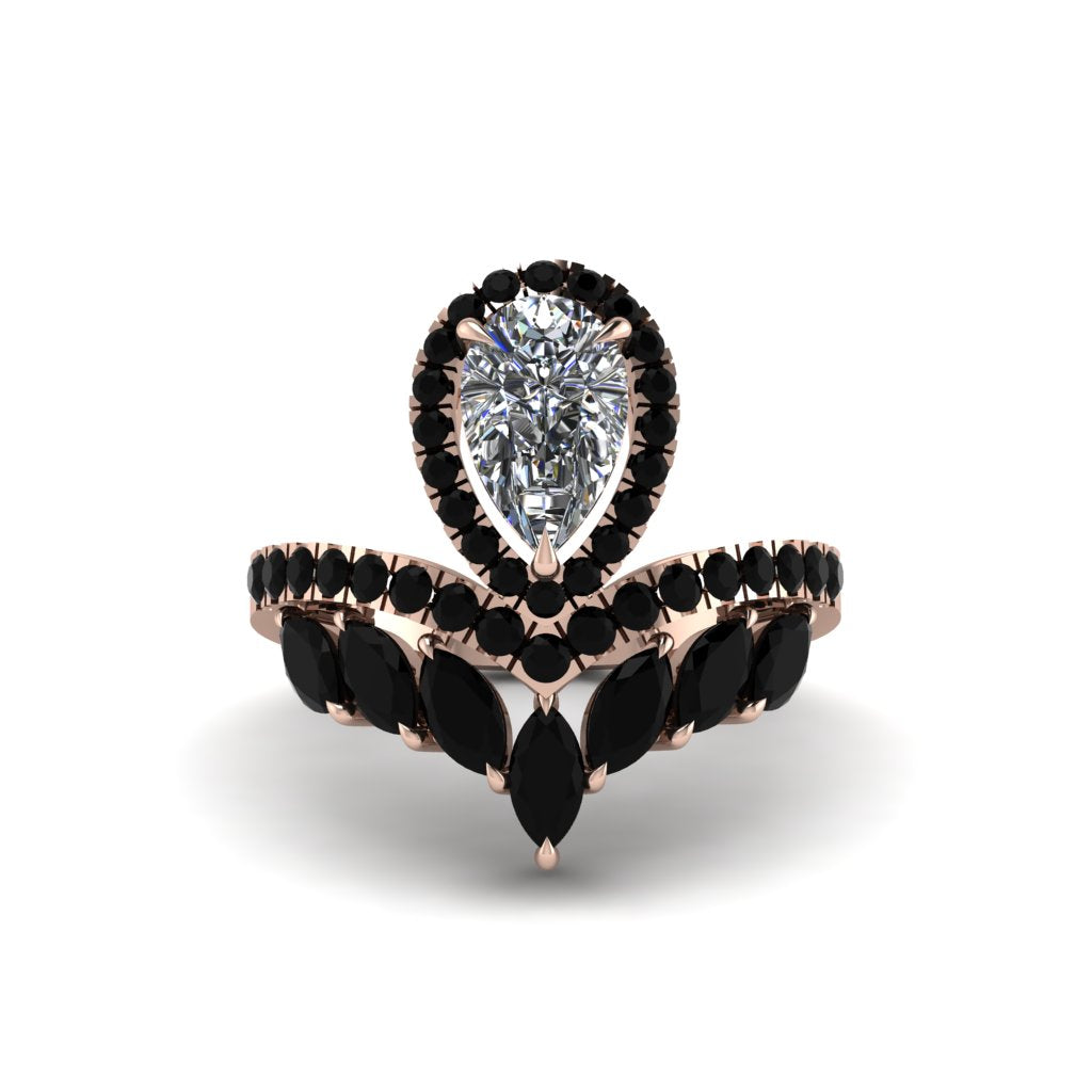 Diamond Crown Radiance Engagement Ring - Aviana No. 32