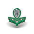 Diamond Crown Radiance Engagement Ring - Aviana No. 17 image 1