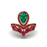 Emerald Crown Radiance Engagement Ring - Aviana No. 49 image 1