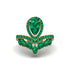 Emerald Crown Radiance Engagement Ring - Aviana No. 19 image 1