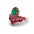 Emerald Crown Radiance Engagement Ring - Aviana No. 50 image 3