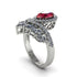 Ruby Crown Radiance Engagement Ring - Aviana No. 12 image 2