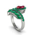 Ruby Crown Radiance Engagement Ring - Aviana No. 27 image 2