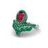 Ruby Crown Radiance Engagement Ring - Aviana No. 27 image 3