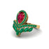 Ruby Crown Radiance Engagement Ring - Aviana No. 25 image 3
