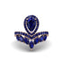 Sapphire Crown Radiance Engagement Ring - Aviana No. 74 image 1