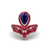 Sapphire Crown Radiance Engagement Ring - Aviana No. 59 image 1