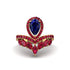Sapphire Crown Radiance Engagement Ring - Aviana No. 58 image 1