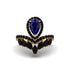 Sapphire Crown Radiance Engagement Ring - Aviana No. 43 image 1