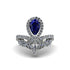 Sapphire Crown Radiance Engagement Ring - Aviana No. 15 image 1