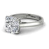 Cushion Cut Diamond Solitaire Engagement Ring - Royalty No. 3 image 2