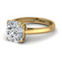 Cushion Cut Diamond Solitaire Engagement Ring - Royalty No. 1 image 2