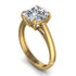 Cushion Cut Diamond Solitaire Engagement Ring - Royalty No. 1 image 1
