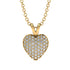 Dazzling Diamond Heart Gold Pendant - Kiara No. 1 image 1