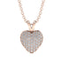 Dazzling Diamond Heart Gold Pendant - Kiara No. 2 image 1