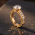 Diamond Victorian Scroll Engagement Ring - Kehlani No. 1 image 2