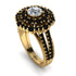 Diamond Double Halo Gold Engagement Ring - Danielle No. 31 image 2