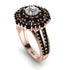 Diamond Double Halo Gold Engagement Ring - Danielle No. 32 image 3