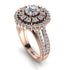 Diamond Double Halo Gold Engagement Ring - Danielle No. 2 image 2