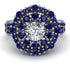 Diamond Double Halo Gold Engagement Ring - Danielle No. 63 image 2