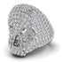 Diamond-Encrusted Skull Men's Fashion Ring - Jules No. 3 image 8