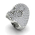 Diamond-Encrusted Skull Men's Fashion Ring - Jules No. 3 image 9