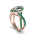 Diamond Marquise Split Shank Engagement Ring - Carly No. 17 image 1