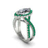 Diamond Marquise Split Shank Engagement Ring - Carly No. 18 image 1