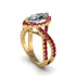 Diamond Marquise Split Shank Engagement Ring - Carly No. 46 image 1