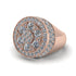 4.1ct Diamond Men's Cluster Pinky Ring - August No. 2 image 2