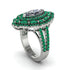 Diamond Three Layer Halo Marquise Ring - Destiny No. 18 image 2