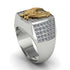 Diamonds Luxury Gold Eagle Ring - Sutton No. 18 image 3