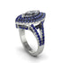 Marquise Diamond Double Halo Engagement Ring - Avah No. 63 image 3