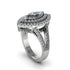 Marquise Diamond Double Halo Engagement Ring - Avah No. 3 image 2