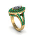 Marquise Diamond Double Halo Engagement Ring - Avah No. 16 image 2