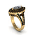 Marquise Diamond Double Halo Engagement Ring - Avah No. 31 image 3