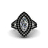 Marquise Diamond Double Halo Engagement Ring - Avah No. 33 image 1