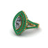 Marquise Diamond Double Halo Engagement Ring - Avah No. 16 image 3