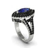 Marquise Sapphire Double Halo Engagement Ring - Avah No. 45 image 2