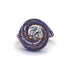 Diamond Double Halo Swirling Engagement Ring - Serena No. 62 image 3