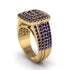 Sapphire Double Halo Engagement Ring - Millie No. 13 image 2