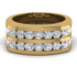 Diamond Double Row Wedding Band - Kai No. 1 image 3