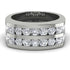 Diamond Double Row Wedding Band - Kai No. 3 image 3