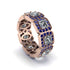 Emerald-Cut Diamond Eternity Wedding Ring - Fatima No. 62 image 1