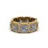 Emerald-Cut Diamond Eternity Wedding Ring - Fatima No. 1 image 2