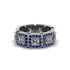 Emerald-Cut Diamond Eternity Wedding Ring - Fatima No. 63 image 2