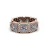 Emerald-Cut Diamond Eternity Wedding Ring - Fatima No. 2 image 2